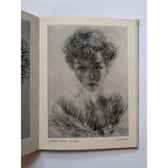 Some Beautiful Women of To-Day Drawn by Nicholas Egon (1952) Vintage Hardcover - Picture 9 of 9